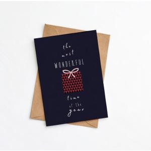 GREENWICH PAPER STUDIO | MOST WONDERFUL TIME OF THE YEAR CHRISTMAS CARD (GPS-42) | グリーティングカード クリスマス｜hafen