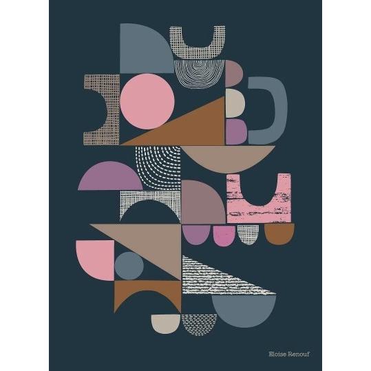 ELOISE RENOUF | BITS AND PIECES PLUM | A3 アートプリント/...