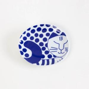 新品　リサラーソン　豆皿　A　猫　ねこ　ネコ　北欧 Lisa Larson（リサラーソン） 皿 / リサ・ラーソン 豆皿 4枚組 / 直径9