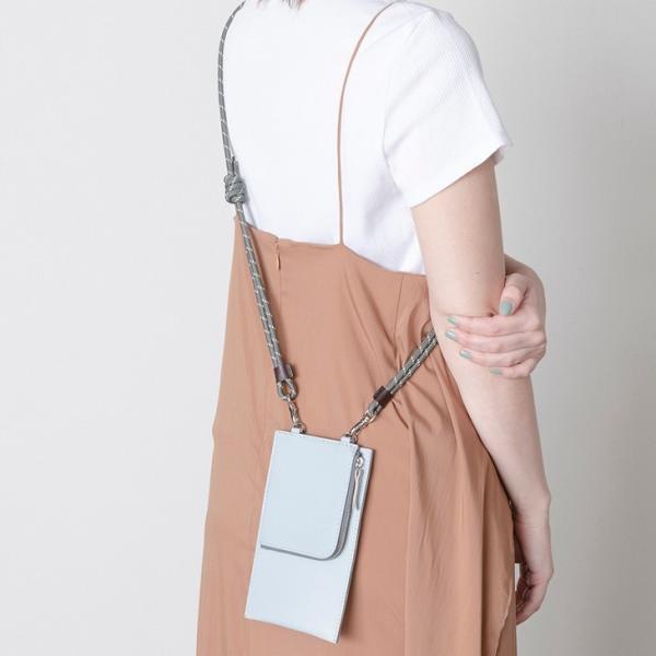 TRICOTE (トリコテ) | MIX MATCH LEATHER BAG (blue gray)...