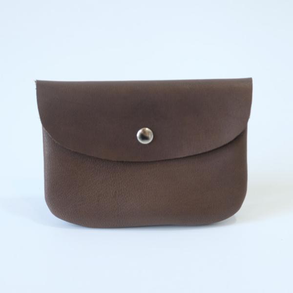 STARLETS | レザーカードケース コイン入れ (choco) | カード入れ 財布 おしゃれ