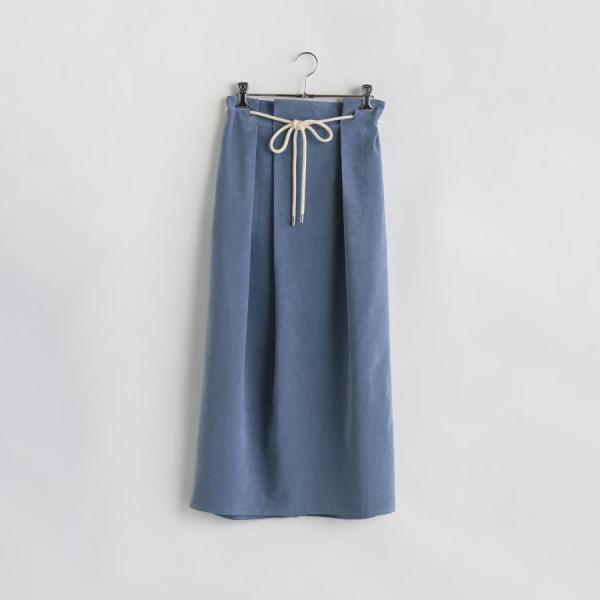 KELEN (ケレン) | I LINE SKIRT "NORMA" (smoke blue) | ...