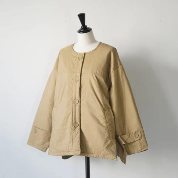 Pont de Chalons (ポンデシャロン) | ウォームクロス パデットジャケット (ベージ...