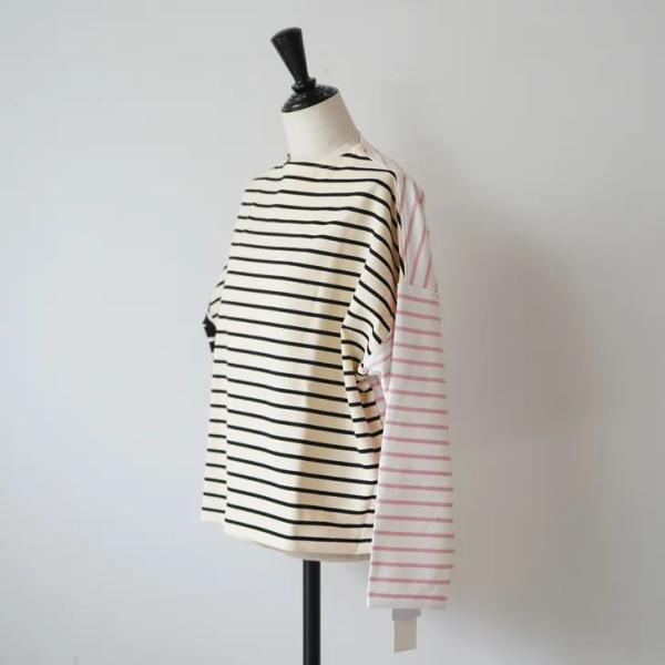 Pont de Chalons (ポンデシャロン) | クレイジーボーダープルオーバー (エクリュ)...