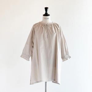 HEAVENLY（ヘブンリー） | FRILLNECK 2WAY SHEER BLOUSE (light blue