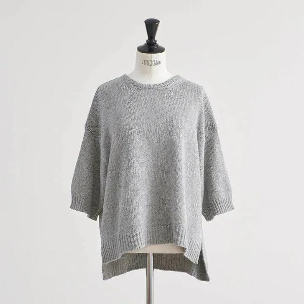 HEAVENLY (ヘブンリー) | COTTON LINEN KNIT PULLOVER (gra...