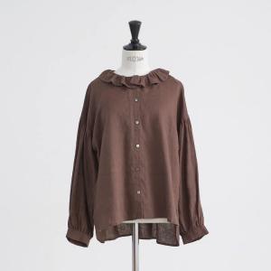 HEAVENLY（ヘブンリー） | FRILLNECK 2WAY SHEER BLOUSE (light blue