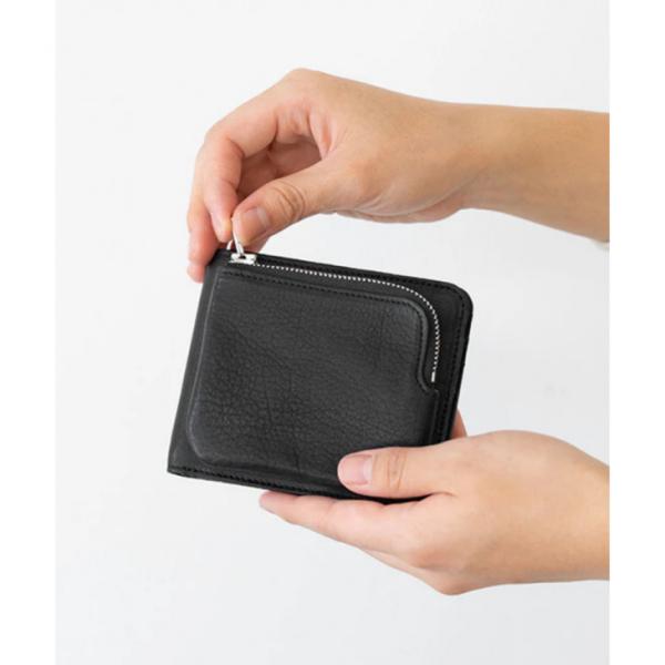 REN | 外ポケウォレット / 牛革・ベビーバッファロー (black) | 財布 ウォレット 二...