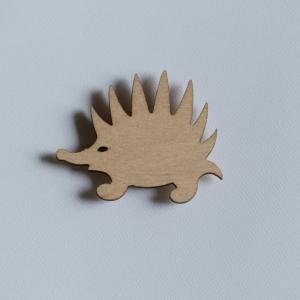 animal parade | ハリネズミ木製マグネット (natural) | Scandinavian Handcraft｜hafen