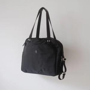 CLEDRAN (クレドラン) | CHEVA TRAVEL BOSTON (black/gray) | ボストンバッグ レディース 日本製 シンプル
