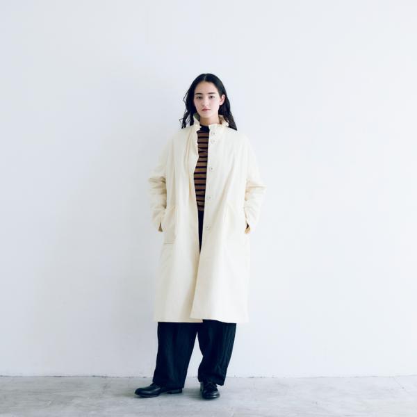 【SALE セール】MAGALI | オールドコットンナイロンリネン・フリルカラーパディットコート ...