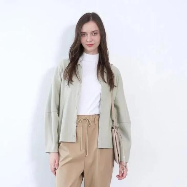 euphoric' (ユーフォリック) | Rib Cardigan (olive) | カーディガ...