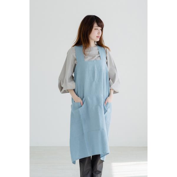 not PERFECT LINEN | PINAFORE - SQUARE CROSS LINEN ...