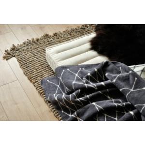 bastisRIKE | THE GRID - COTTON BABY BLANKET (navy blue) ベビー