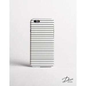 DESSI DESIGNS | BLACK AND WHITE STRIPES (small line) | iPhone 7ケース｜hafen