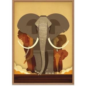 HUMAN EMPIRE | DIETER BRAUN | ELEPHANT POSTER | ポスター (50x70cm)｜hafen