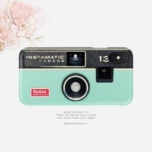 【  メール便送料無料 】SUGARLOAF GRAPHICS | MINT INSTAMATIC CAMERA | iPhone X/XSケース｜hafen