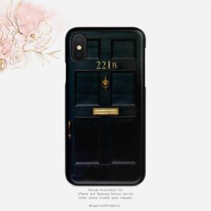 【  メール便送料無料 】SUGARLOAF GRAPHICS | 221B SHERLOCK HOLMES DOOR | iPhone X/XSケース｜hafen
