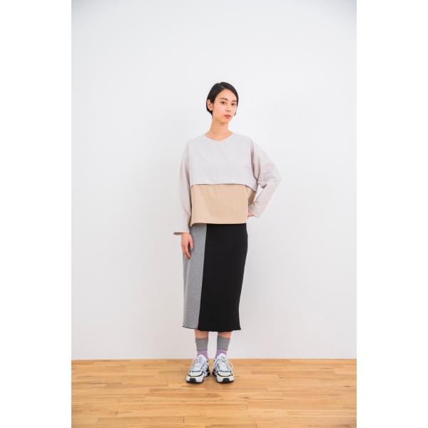 【SALE セール】sneeuw (スニュウ) | フロントポケットプルオーバー (beige) |...