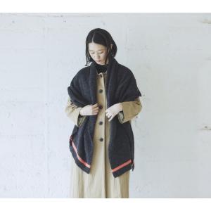 良品 hatsutoki ハツトキ フリンジ 大判ストール グレージュ ブルー レディース 古着 中古 USED 良品 hatsutoki ハツトキ フリンジ 大判ストール グレージュ ブルー