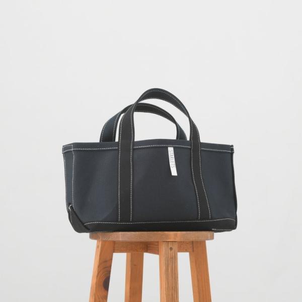 STARLETS | 星プリントトートバッグ (black / white stitch) | Sサ...