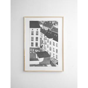 FINE LITTLE DAY | RABBIT WITH SMALL HAT アートプリント/ポスター