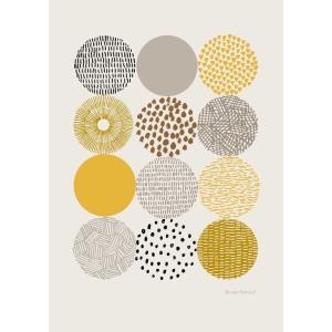 ELOISE RENOUF | CIRCLES | A3 アートプリント/ポスター 北欧 シンプル おしゃれ