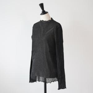 SALE セール】Cion(シオン) | コットンプリーツブラウス (dark mint 