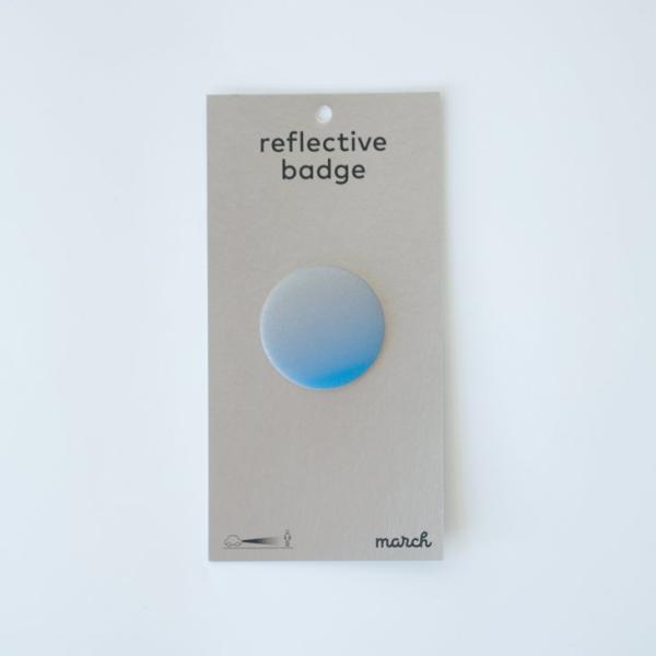 march (マーチ) | reflective badge MAXI (fade blue) | ...