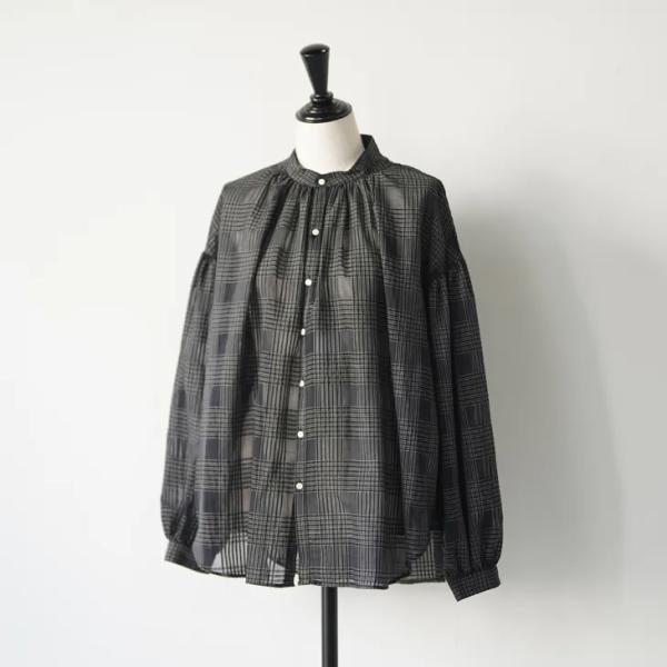 【SALE セール】MANON (マノン) | SHEER CHECK AMICAL SHT (bl...