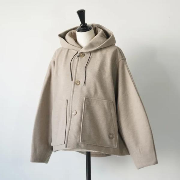 ORCIVAL | BBT HOODED BLOUSON (beige/brown) size 1 ...