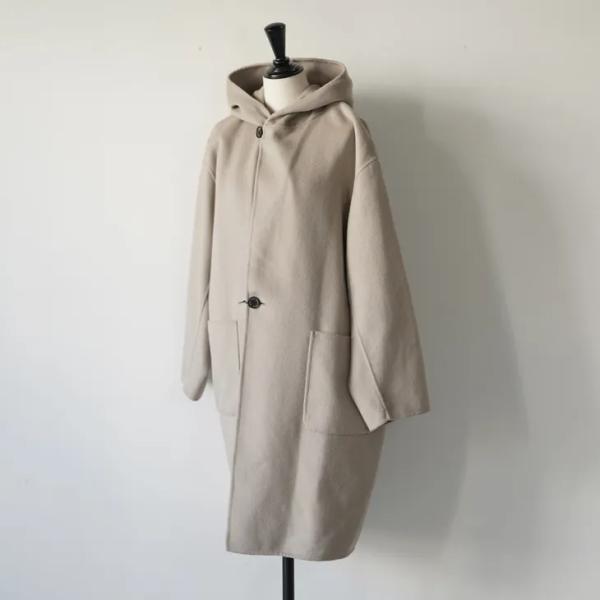 ORCIVAL | REV HOODED COAT (beige) size 2 | オーシバル ロ...