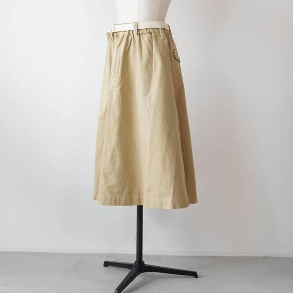 【SALE セール】ORCIVAL | FWS BELTED SKIRT (beige) size ...