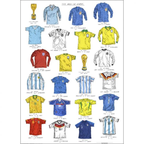 David Sparshott | FIFA World Cup Vindere | 30x40cm...