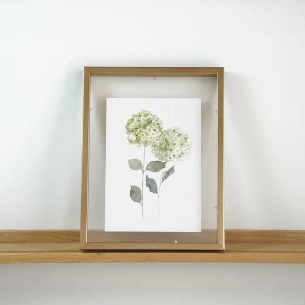 COLOR WATERCOLOR | Hydrangea Flowers Art Print #7 ...