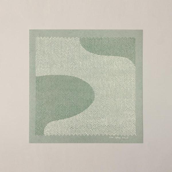 a good view | SUOMI (light blue) | 30x30cm 北欧 アートポ...