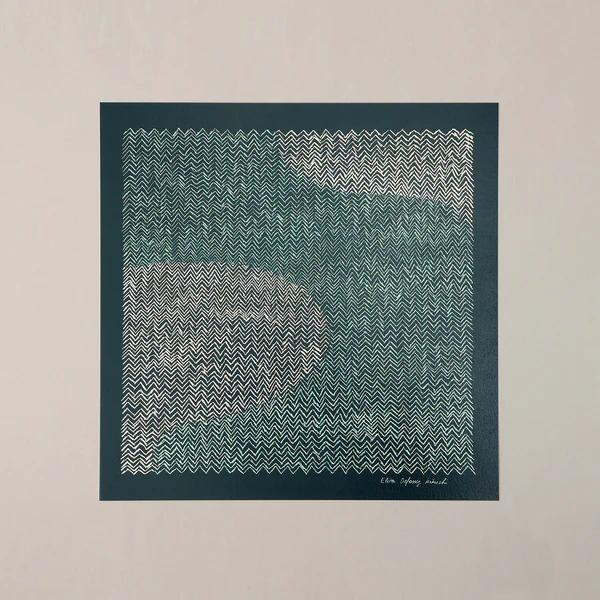 a good view | SUOMI (dark blue) | 30x30cm 北欧 アートポス...