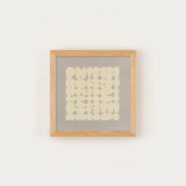 a good view | ストーンズグリッド グレー | 20x20cm フレームセット 北欧 ア...