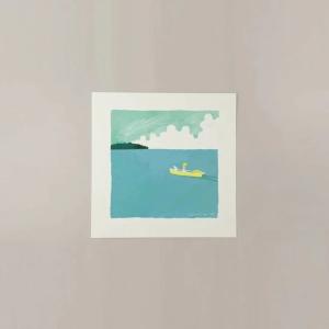 FINE LITTLE DAY | RABBIT WITH SMALL HAT アートプリント/ポスター