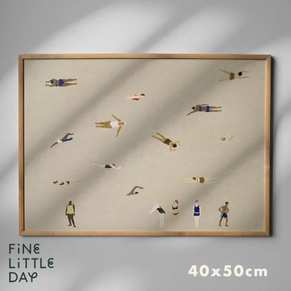 FINE LITTLE DAY | SWIMMERS POSTER, SAND | アートプリント/...
