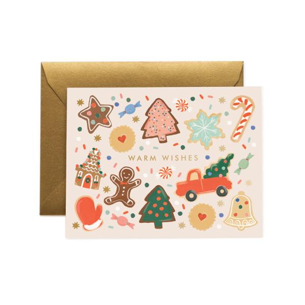 RIFLE PAPER CO. | ホリデークッキー (GCX081) | クリスマス グリーティン...