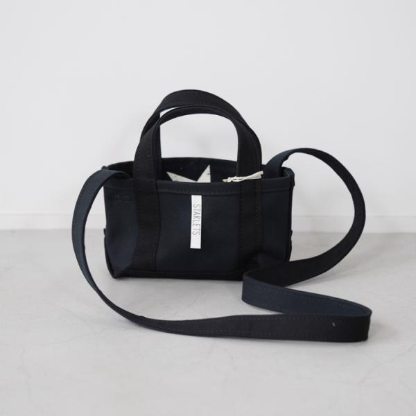 STARLETS | ショルダー付き ミニ トートバッグ (black / white) | スター...