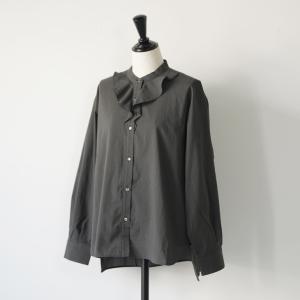 FILUM | リラックスミドルトレンチ (black/charcoal) トレンチコート