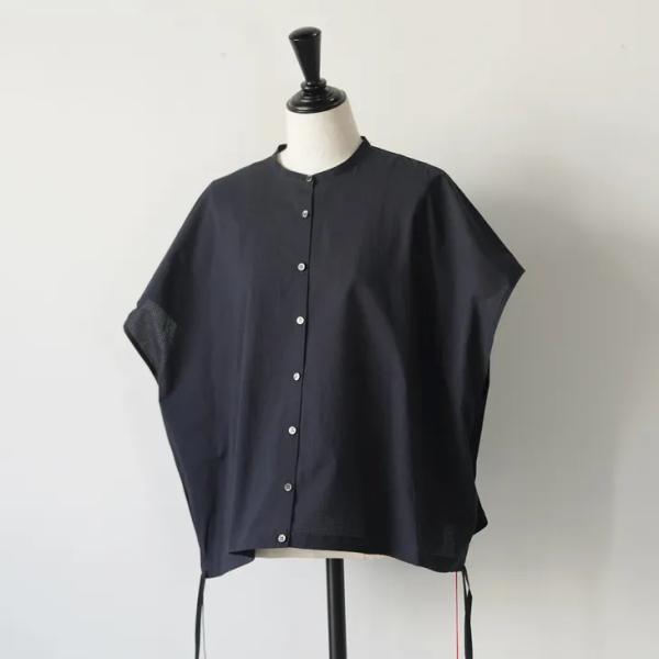 STAMP AND DIARY | シャドーギンガムチェック ドルマンスリーブブラウス 裾コード付 ...