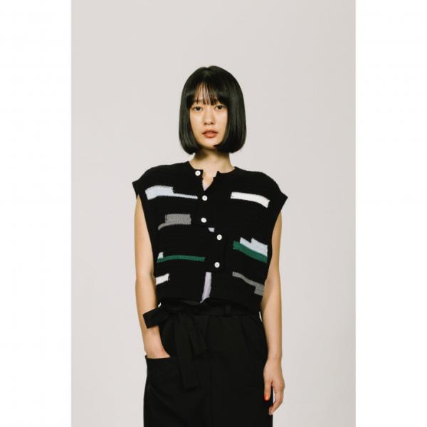 【SALE セール】sneeuw (スニュウ) | コンポジションカーディガン (black) | ...