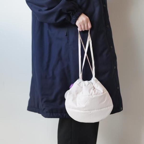 the3 | Cloud kinchaku bag (white) | 巾着バッグ ハンドバッグ シ...