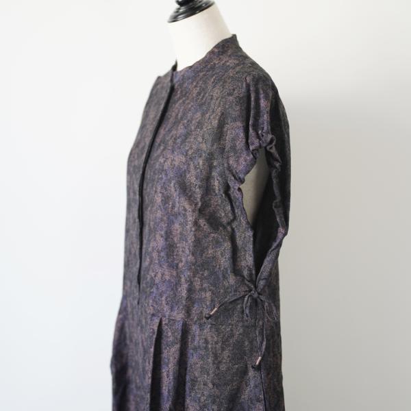 hatsutoki (ハツトキ) | glass scape ギャザースリーブワンピース (nigh...