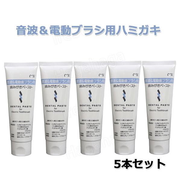 ジーシー GC 音波＆電動ブラシ用歯磨きペースト 65ｇ 5本セット 電動ブラシ専用歯磨き