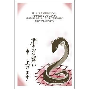 10枚 暑中見舞い ハガキ 夏 挨拶状 葉書 暑中 はがき SS-84 : ハガキ