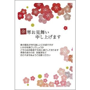 官製10枚 寒中見舞いはがき 寒中見舞い ハガキ 葉書 KS-55 : ハガキ